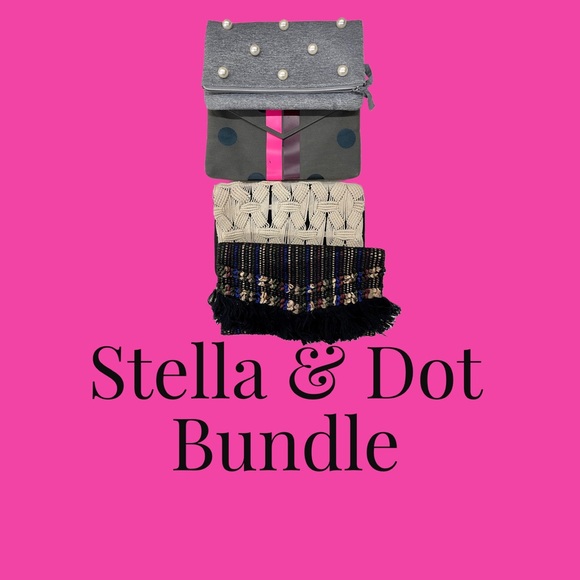 4 Stella & Dot clutches f-ship - Picture 2 of 12